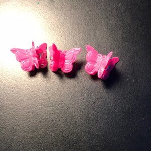 Butterfly hair clips